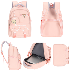Mochila Oxford multicolor de gran capacidad para estudiantes, a la moda Universal bolso de hombro, cierre de cremallera, antirrobo para niños y niñas - Product Image 2