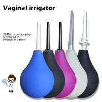 Enema anal en gros, capacité 240 ml, nettoyeur rectal, enema pour nettoyage du côlon, seringue d'irrigation anale