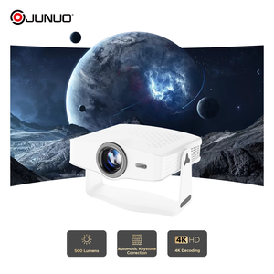 JUNUO 2026 J500 New Private Model Cheap Cost-effective 500ANSI Lumens Cheap J500 Android14 1080P 500ANSI Lumens <b>Projector</b> - Product Image 1
