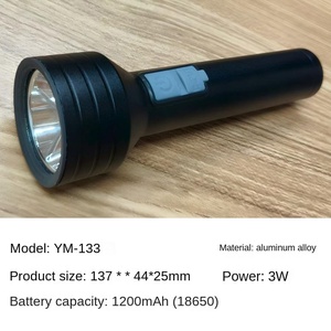 Lampe de poche de camping LED ultra-lumineuse à faisceau long IP65 Construction en alliage d'aluminium étanche 200-500m Portée 6-8h Durée de fonctionnement - Product Image 6