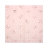 Papier d'emballage floral à motif nœud, imperméable, style doux et féminin, pour bouquets, emballage cadeau pour fleuristes, vente en gros