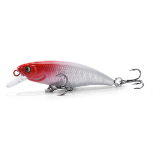 Metal Artificial Hard Bait Minnow <strong>Lure</strong> 52mm 4.5g Sinking Action 3D Eyes for Tuna Salmon Bream Crucian Carp River Stream <strong>Fishing</strong> - Product Image 3