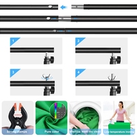 PULUZ 31 en 1 lumière LED Soft Box Kit d'éclairage Kit d'équipement de studio Accessoires de studio photo avec support de trépied en arrière-plan
