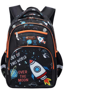 16-Inch Girls Student <b>Backpack</b> 3 Different Styles Space Print Water Resistant <b>School</b> Bag with DIY Badge Stationery Set - Product Image 1
