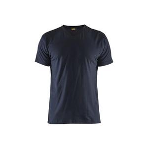 BLAKLADER - 336010298600XXL Camiseta con cuello en V Azul marino oscuro-EAN 7330509602331 CAMISETAS Y POLOS DE TRABAJO - Product Image 1