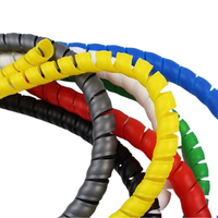 Organizador de línea Protección de tuberías Envoltura en espiral flexible Cable de bobinado Protector de alambre Cubierta de manga Tubo Pet Bite
