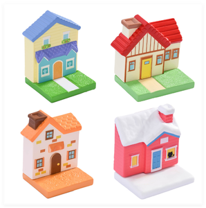 Kit de <span class=keywords><strong>jardin</strong></span> <span class=keywords><strong>zen</strong></span> miniature 3D coloré, micro-paysage, décoration de la maison, sculpture miniature de maison, petite figurine, artisanat en résine, jouets pour enfants - Product Image 1