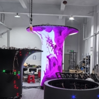 Pantallas de Señalización Digital con Soporte de Piso, Pantalla de Forma Especial, Impermeables IP65, HDR10 4K de Alta Calidad, del Productor Original P2
