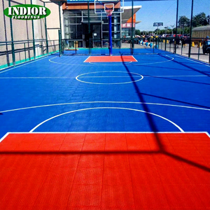 Cancha de Bádminton para Exteriores, Baldosas Encajables de PP, Modernas, Antideslizantes y Ecológicas <span class=keywords><strong>INDIOR</strong></span> - Product Image 1