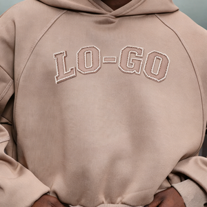 Hoodie <span class=keywords><strong>Patchwork</strong></span> Distressed Applique Bordir Katun Custom Streetwear Grosir - Product Image 3