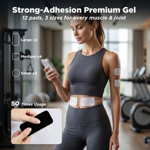 Unidad TENS 3 en 1, Estimulador Muscular de Doble Canal, Máquina EMS Portátil Recargable, Terapia para Espalda y Cuello, Recuperación Muscular - Product Image 3