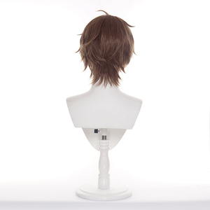 Perruque de cosplay synthétique Ainizi Brown de 30 cm de long, <span class=keywords><strong>Rascal</strong></span> <span class=keywords><strong>Does</strong></span> <span class=keywords><strong>Not</strong></span> <span class=keywords><strong>Dream</strong></span> <span class=keywords><strong>of</strong></span> Bunny <span class=keywords><strong>Girl</strong></span> Senpai, rôle d'Azusagawa Sakuta - Product Image 5