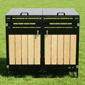 Caseta de Almacenamiento de Herramientas Metálica para Exteriores, Directo de Fábrica, de Acero Galvanizado, Ventilada y Resistente, para Jardín - Product Image 1