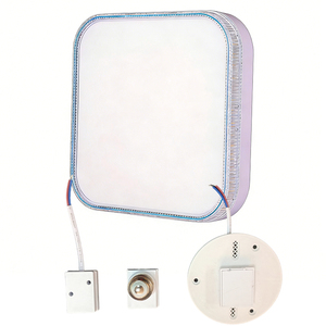 Lampadina <span class=keywords><strong>LED</strong></span> E27/E26 con Base Sostituibile 36W/48W, Illuminazione Moderna in Plastica per Interni, Plafoniera Quadrata - Product Image 3