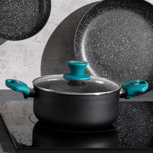 Ensemble <span class=keywords><strong>de</strong></span> casseroles et poêles <span class=keywords><strong>de</strong></span> <span class=keywords><strong>cuisine</strong></span> en aluminium 6 pièces au design moderne, antiadhésif, durable, compatible lave-vaisselle - Product Image 2
