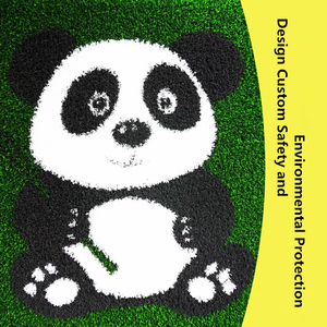 Tùy chỉnh cỏ nhân tạo với thiết kế cá nhân và logo Thảm cỏ nhân tạo cá nhân tổng hợp <span class=keywords><strong>Turf</strong></span> - Product Image 3