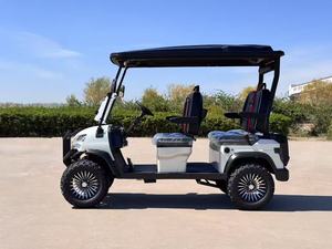 Carrello da Golf Elettrico con Vano Portaoggetti, Telaio in Acciaio, Costruzione Resistente e Antiruggine, Freni a Disco, Certificato EEC, 24V-72V, Sicuro e Affidabile - Product Image 3