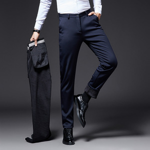 Ventes chaudes 2026 Costumes pour hommes Pantalons Formelle Affaires Dernière tendance Couleur noire Pantalons de cérémonie pour hommes Grande taille pour hommes - Product Image 2