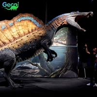 Gecai Étanche 3D Spinosaurus Animatronics Outdoor Amusement Dinozaurs