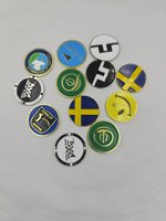 Marqueur de balle de golf personnalisé, motif personnalisé, accessoires de golf en métal, souvenir