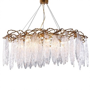 Nordic <b>Light</b> Luxury Gold China Living Room Dining Room French Villa Staircase Bedroom Designer Customized All-Copper <b>Chandelier</b> - Product Image 1