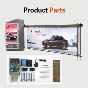 Năng lượng mặt trời Powered tự động xe bãi đậu xe rào cản cơ giới bùng nổ gấp điện hàng rào cổng cho bãi đậu xe quảng cáo - Product Image 3