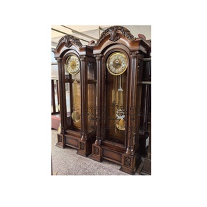 Orologio da Terra Zhao's Grandfather, Prodotto in Cina, Movimento Meccanico, Legno Massello, Stile Antico con Suono Westminster St. Michael - Product Image 2