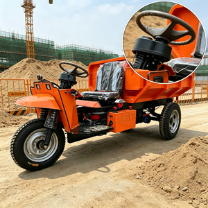 Triciclo Elettrico Industriale per Miniere, con Ribaltabile Idraulico per Trasporto Scorie e Passeggeri in Gallerie Sotterranee - Product Image 1