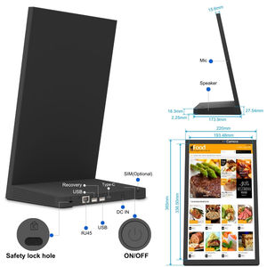 Quảng cáo L hình dạng máy tính bảng 15.6 inch màn hình cảm ứng NFC nhà hàng menu L hình dạng máy tính bảng - Product Image 3