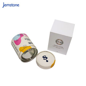 Premium Eco Friendly Custom Printed Food Grade Aluminum Foil Liner Metal Lid CMYK Printing Food Grade Paper Tube <b>Packaging</b> - Product Image 1