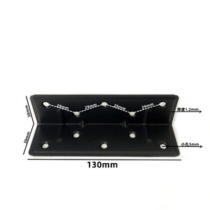 ข้อต่อโลหะรูปตัวแอล 90 องศา ขนาด 130 มม. สำหรับยึดชั้นวางเฟอร์นิเจอร์ - Product Image 1