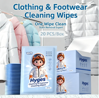 Lingettes nettoyantes portables personnalisées pour chaussures et vêtements, directement de l'usine, marque privée, échantillon gratuit, en non-tissé épais pour baskets, tissus et voyages
