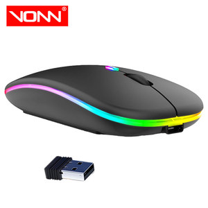 Hot Bán X1 2.4G Bt Dual-Chế Độ Chuột Không Dây 4D 1600 DPI Có Thể Sạc Lại Chuột Cho Máy Tính Để Bàn Máy Tính Xách Tay - Product Image 1