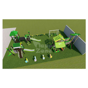 Juego de Toboganes para Niños al Aire Libre <span class=keywords><strong>con</strong></span> Estructura de Escalada, Equipo de Juego Comercial Seguro para <span class=keywords><strong>Parques</strong></span> y Escuelas - Product Image 3