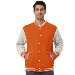 Best Quality Custom Letterman Varsity College Baseball Jacket for <b>Men</b> Customizable with Your Own Logos - Product Image 1