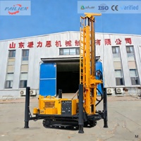 Foreuse rotative et pneumatique DTH sur chenilles pour puits profonds, portable, 200m/300m, avec moteur diesel, à vendre en Chine