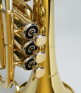 ทรัมเป็ตพกพา PT-8520 คีย์ Bb เคลือบทอง ทรัมเป็ตขนาดเล็ก - Product Image 5