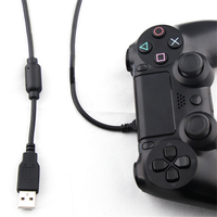 Câble USB de type C pour manette de jeu PS4/Slim/Pro, charge rapide 3A, courant 5V 5A, longueurs de câble 2M / 1M / 8M pour utilisation mobile