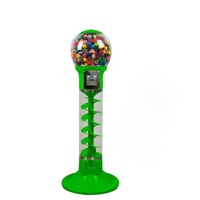 Distributeur automatique commercial à monnayeur personnalisable en métal, avec prise en charge de la langue anglaise, pour chewing-gums, bonbons et balles rebondissantes Ninix