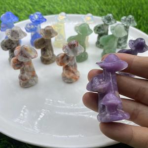 Hongo de Cristal de 2 Pulgadas, Tallado a Mano, de Piedra Natural, Artesanía Popular, con Propiedades Curativas Múltiples - Product Image 4