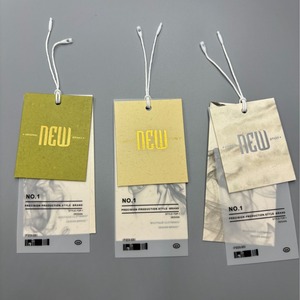 Hongxing Custom Hang <b>Tags</b> Paper Gold Silver Foil For Clothing <b>Bags</b> Home Textiles Gift Craft Indoor Use - Product Image 3