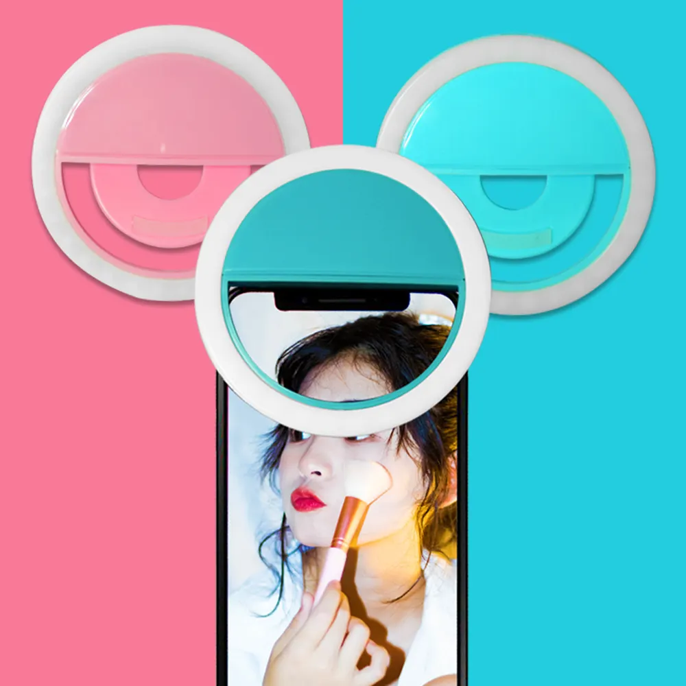NeonGlo Led Ring Live Beauty Filling Lamp Selfie Fill Light For Mobile Phone