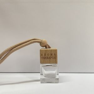 Bouteilles de désodorisant pour voiture, vente directe d'usine, personnalisation du logo disponible, bouteilles en verre vides carrées, formes variées. - Product Image 6