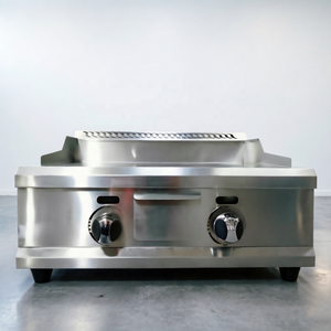 GRILL COMERCIAL A <span class=keywords><strong>GAS</strong></span> <span class=keywords><strong>DE</strong></span> <span class=keywords><strong>80</strong></span> <span class=keywords><strong>CM</strong></span> CON 2 QUEMADORES <span class=keywords><strong>DE</strong></span> ACERO INOXIDABLE <span class=keywords><strong>DE</strong></span> 8000W, FÁCIL <span class=keywords><strong>DE</strong></span> LIMPIAR - ¡OFERTA ESPECIAL! - Product Image 2