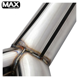 Auto Racing Parts Header Turbo Car Stainless Steel Exhaust Tail Pipe Downpipe Kit für 98-00 BMW E46 323 323I 328I Z3 E39 528I - Product Image 6