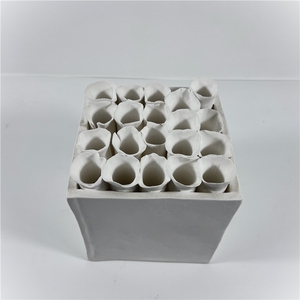 แจกันเซรามิกสีขาวทันสมัย รูปทรงกลีบดอกไม้โดดเด่น ดีไซน์ร่วมสมัยสำหรับตกแต่งบนโต๊ะ - Product Image 6