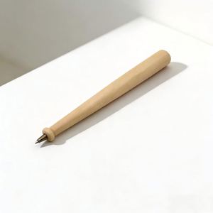Bolígrafos Ecológicos de Madera al por Mayor, Bolígrafos Promocionales con Forma de Bate de Béisbol, Neutros, con Logotipo Personalizado, Aptos para Niños - Product Image 5