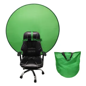 Green Screen Photography Props Portable Chroma Key Background Photos Suitable for YouTube Video Studio Reflector Backdrop Cloth