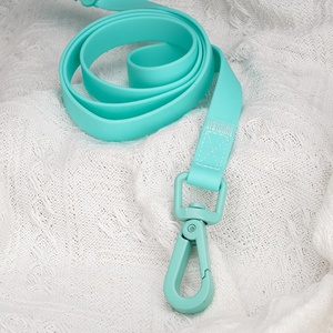 Correa de PVC para Collar de perro, resistente al agua, para caminar, entrenamiento, logotipo personalizado, Color de lujo, a la moda - Product Image 2