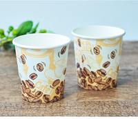 Gobelets à café jetables en papier kraft à paroi simple de 6 oz pour usage commercial en gros, pour café, 1000 pièces/boîte